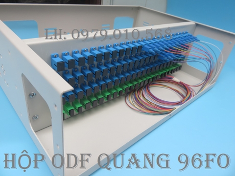 Giá phối quang 19 inch ODF 96 core cố định