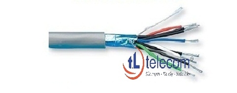 Cáp âm thanh/điều khiển Alantek 2-Pair 18AWG Shielded Twisted Cable Part Number: 301-CI9402-0500