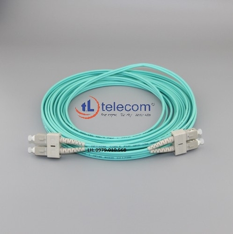 Dây nhảy quang SC SC Multimode OM3 TLTelecom Duplex 3 mét