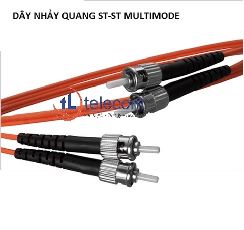 Dây nhảy quang ST to ST 50/125 OM2, Multimode Simplex, Duplex 5 mét (16.4 FT)