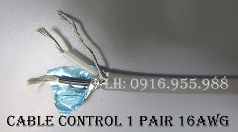 Cáp điều khiển âm thanh chống nhiễu Alantek 1-Pair 16 AWG LSZH Part Number: 301-CI9501-00LS