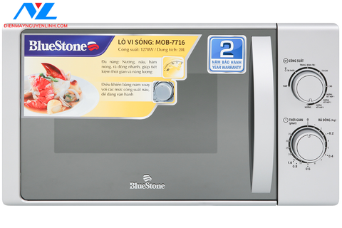 Lò vi sóng có nướng 20 lít Bluestone MOB-7816 - Hàng chính hãng