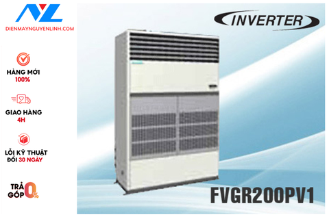 Máy lạnh tủ đứng Daikin FVGR200QV1/RZUR200QY1 (8.0 HP, Inverter)