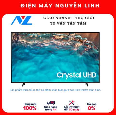 Smart Tivi Samsung 4K Crystal UHD 55 inch UA55BU8000