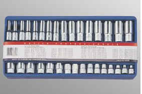 Genius DRIVE DEEP & SHALLOW METRIC SOCKET SET