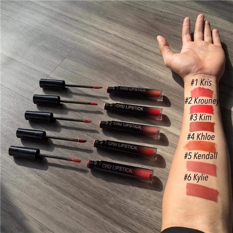 Bảng màu son Chu Lipstick, dòng son kem lỳ hot nhất hiện nay