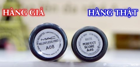 Phân Biệt Ngay Son MAC Chính Hãng Và Giả F1 F2 ... Cho Đến Super Fake