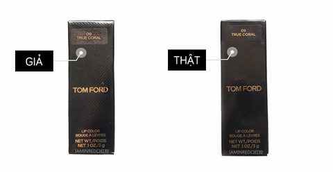 Phân Biệt Ngay Son Tom Ford Chính Hãng Và Giả -Tránh Tiền Mất Tật Mang