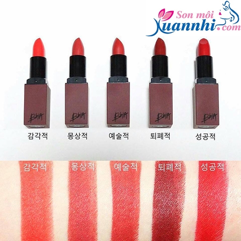 BẢNG MÀU SON BBIA VỎ NÂU LAST LIPSTICK VỎ NÂU - TONE CAM TƯƠI TRẺ