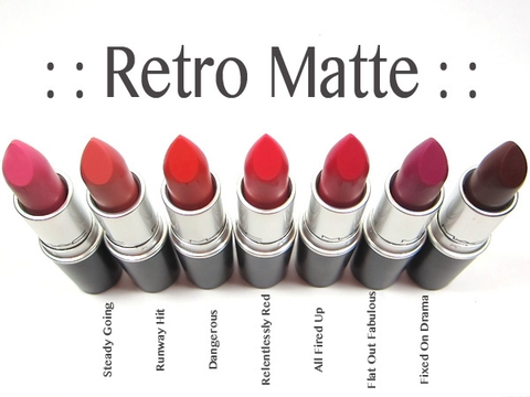 Review Bảng Màu Siêu Lì MAC RETRO MATTE - Đa Dạng Với 11 Màu Son
