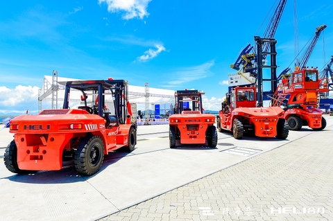 Công-ten-nơ rỗng hybrid đầu tiên của HELI được giao đến Cảng Pearl River