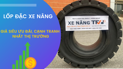 Lốp xe nâng bị hỏng - Bạn phải làm gì ?