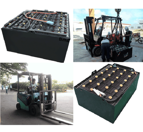 Mua bình ắc quy xe nâng điện cũ