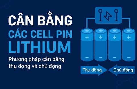 Các Phương Pháp Cân Bằng BMS Trong Pin Lithium