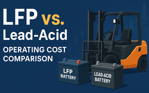 So Sánh Chi Phí Vận Hành Giữa Pin LFP Và Bình Axit-Chì Trong Xe Nâng