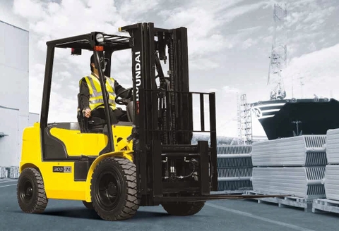 Các thiết bị quan trọng đảm bảo an toàn cho xe nâng hoạt động