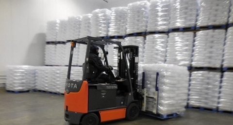 Xe nâng điện sử dụng trong kho lạnh