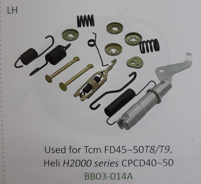 Bộ lò xo phanh xe nâng TCM