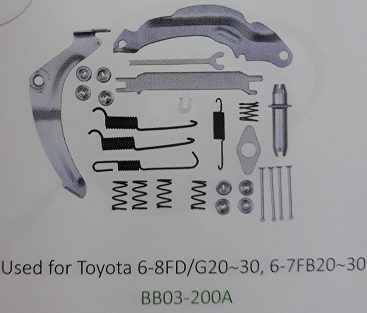 Bộ lò xo phanh xe nâng Toyota