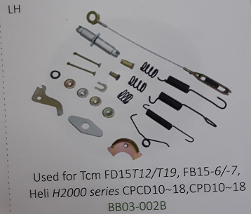 Bộ lò xo phanh xe nâng TCM