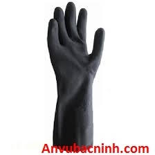 Găng tay chống axit đen