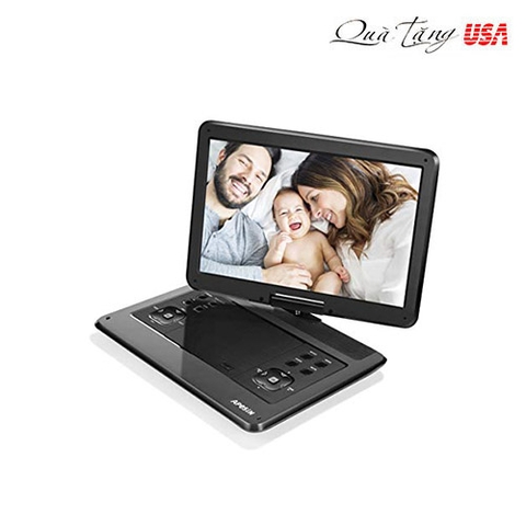 Đầu dvd cầm tay APESIN Portable DVD Player, 14.1 inch Swivel Screen, SD Card Slot and USB