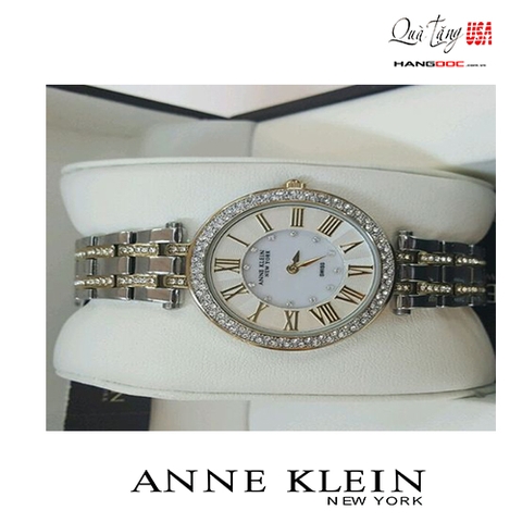 Đồng hồ nữ - Anne Klein New York Womens Swarovski Crystal Two-Tone Watch