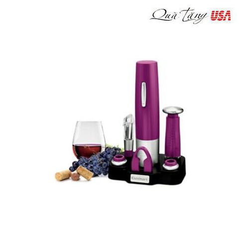 Bộ khui rượu Cuisinart Purple Wine Opener Set