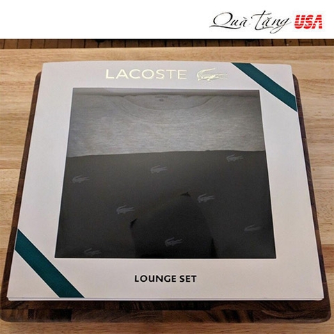 Bộ quần áo thun lacoste lounge set