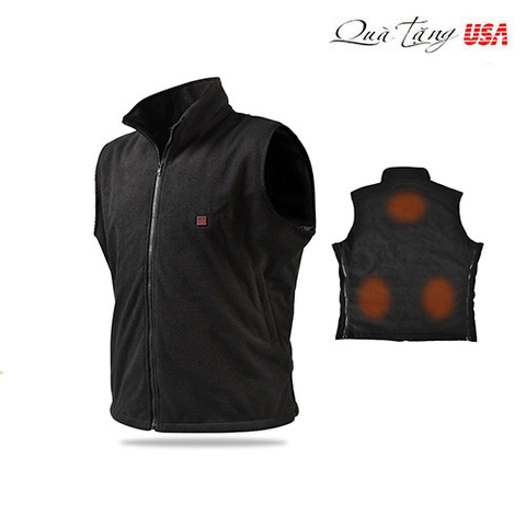 Áo vest làm nóng bằng điện được làm để giữ ấm Vinmori Electric Heated Vest,  (Black)