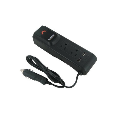 Duracell 175W Power Inverter với 2 cổng USB sạc