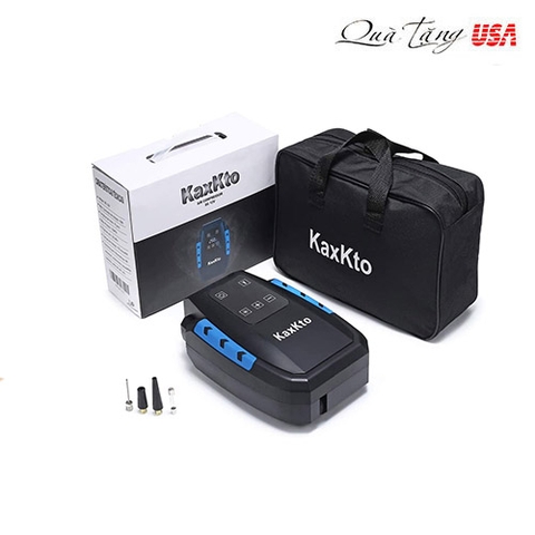 Máy bơm xe hơi xe mini cầm tay Kaxkto Portable Air Compressor Pump