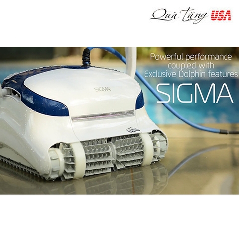 Robot dọn hồ bơi Dolphin Sigma Robotic Pool Cleaner with Gyro & Triple Motors