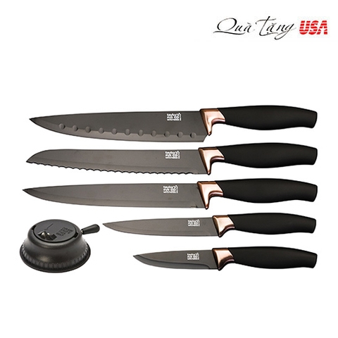 Bộ dao làm bếp 5 món taylors eye witness brooklyn copper 5 piece kitchen