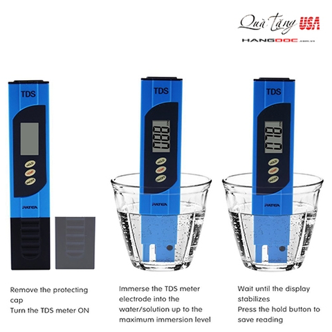 Bút thử TDS Trong nước ăn và sinh hoạt bảo vệ sức khỏe gia đình bạn