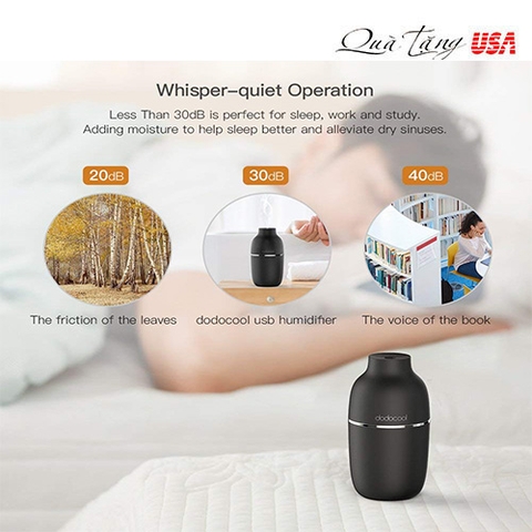 Bình phun sương khuếch tán tinh dầu Dodocool Mini Humidifer 30ml