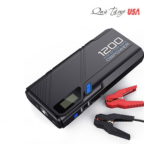 Thiết bị cứu hộ kích nguồn cho ô tô DBPOWER 1200A Car Jump Starter