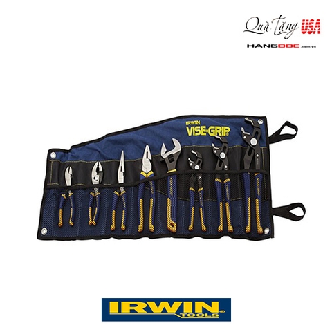 Bộ kềm gia dụng 8 món IRWIN Tools VISE-GRIP GrooveLock Pliers Set, 8-Piece