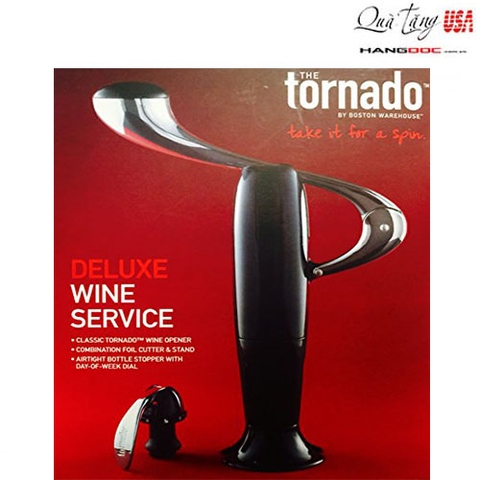 Dụng cụ mở rượu vang - The Tornado Deluxe Wine Service and Wine Opener