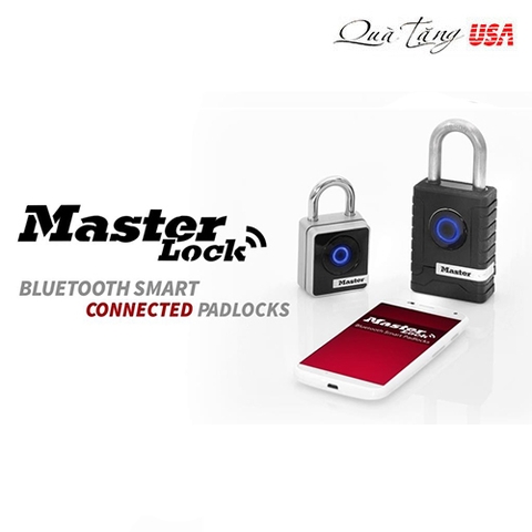 Khóa bluetooth mở bằng điện thoại - Master lock bluetooth outdoor padlock