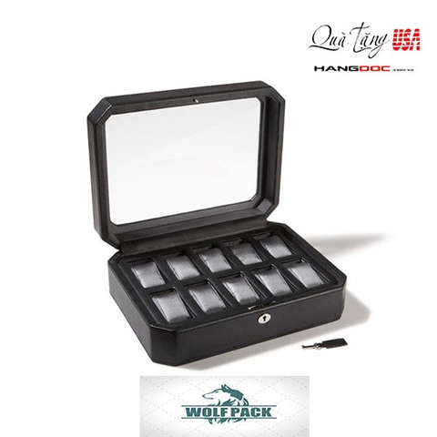 Hộp da đựng đồng hồ cao cấp 10 chiếc - WOLF Windsor 10 Piece Watch Box