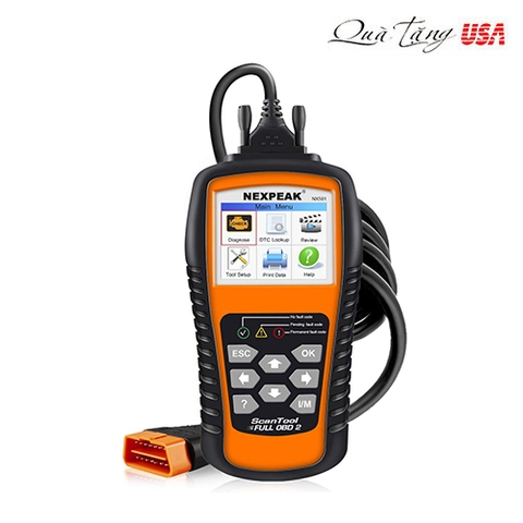 Thiết bị kiểm tra kỷ thuật xe hơi  NEXPEAK OBD2 Scanner NX501 Enhanced OBD II Auto Code Reader Car Diagnostic Scan Tool