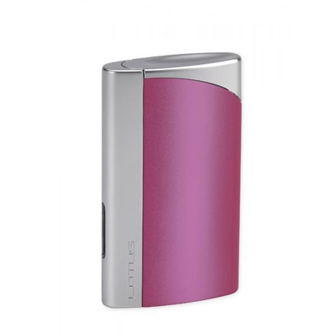 Hộp quẹt Lotus L43 Magenta & Chrome Velour Torch Flame Cigar/Cigarrette Lighter