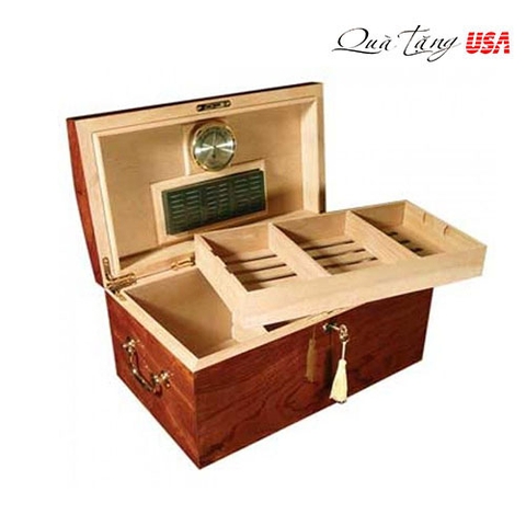 Hộp cigar được thiết kế sang trọng lưu trữ đến 150 điếu