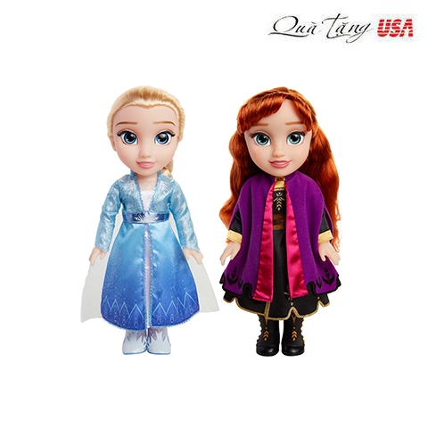 Bộ 2 Búp Bê Công Chúa Frozen Nữ Hoàng Băng Giá Elsa Và Anna có nhạc