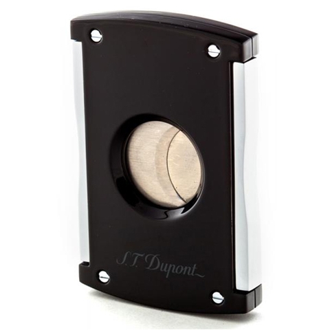 Đồ cắt xì gà S.T. Dupont Black Lacquer & Chrome Cigar Cutter 3265