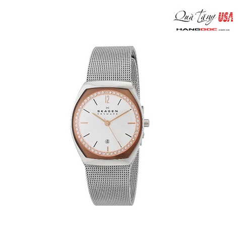 Đồng hồ nữ - Skagen Women's Stainless Steel Watch with Crystal-Set Subdial