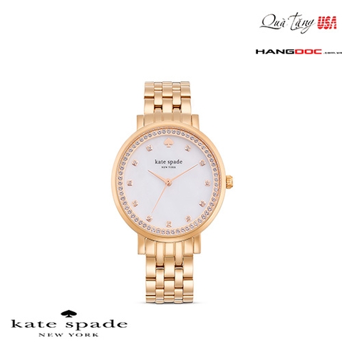 Đồng hồ nữ - Kate spade watch Monterey rose gold ladies 