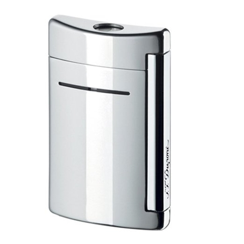 Hộp quẹt S.T. Dupont Minijet Chrome Grey Torch Flame Lighter