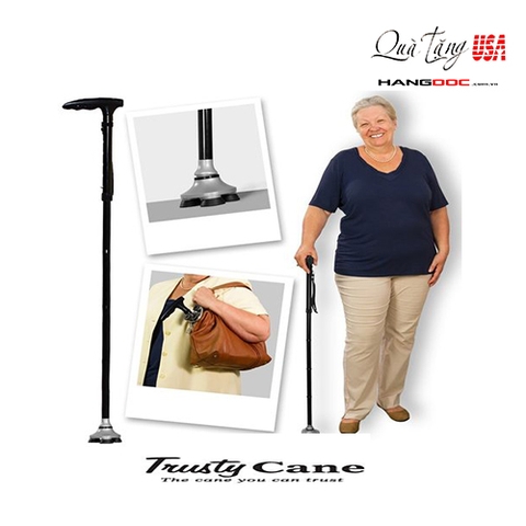 Gậy đa năng dành cho người lớn tuổi Trusty Cane The Standing Folding Lighted